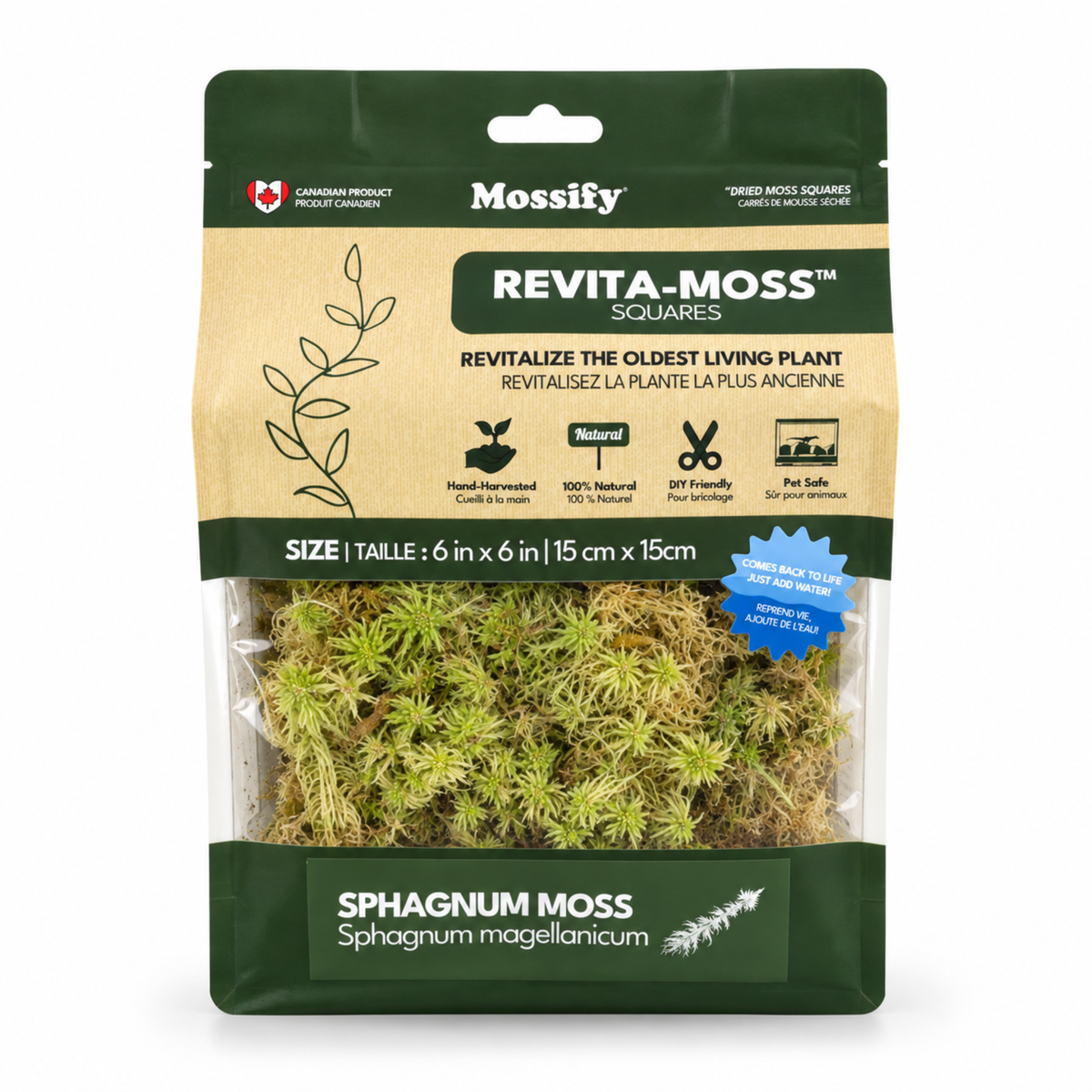 Natural Canadian Sphagnum Moss - Revita-Moss